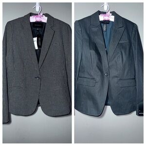 Banana Republic Blazer Bundle Size 8 Houndstooth Pinstripe NWT